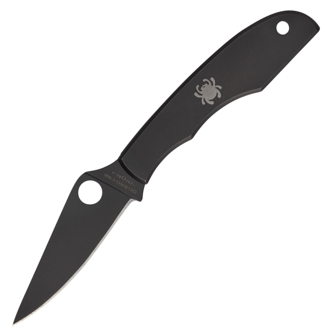 Spyderco Grasshopper Folding Knife - Black (C138BKP)