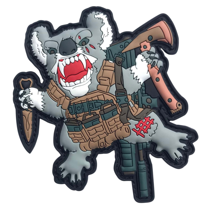 Halfbreed Blades Drop Bear 2020 Morale Patch