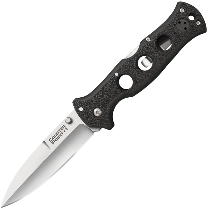 Cold Steel Counter Point 1 Folding Knife - Black (10AB)