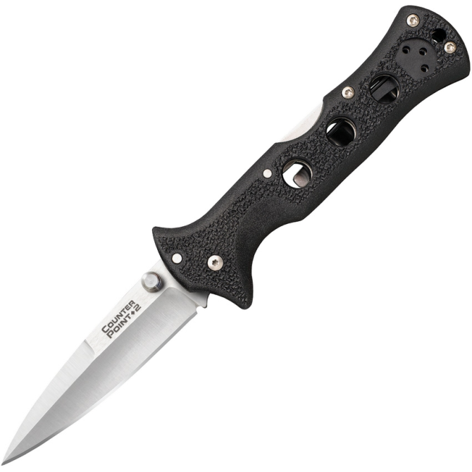 Cold Steel Counter Point 2 Folding Knife - Black (10AC)