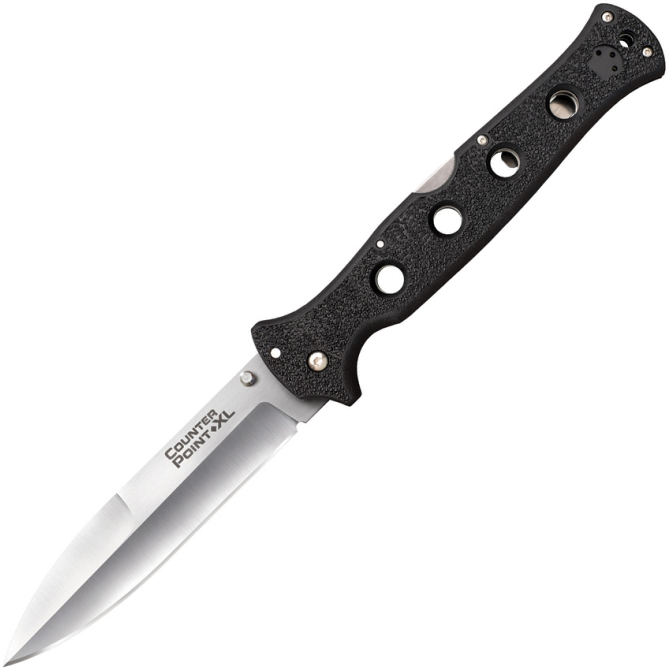 Cold Steel Counter Point XL Folding Knife - Black (10AA)