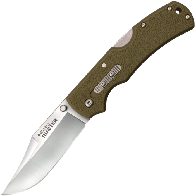 Cold Steel Cold Steel Double Safe Hunter Folding Knife - OD Green (23JC)