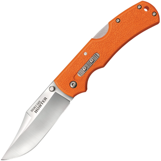 Cold Steel Cold Steel Double Safe Hunter Folding Knife - Orange (23JB)