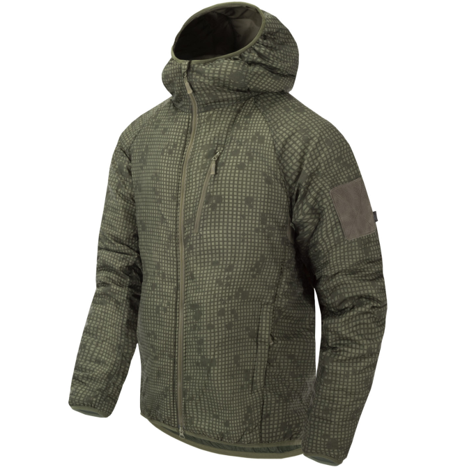 Helikon Wolfhound Hoodie Jacket - Climashield Apex - Desert Night Camo