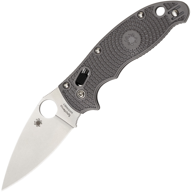 Spyderco Manix 2 Maxamet Lightweight Grey Folding Knife (101PGY2)