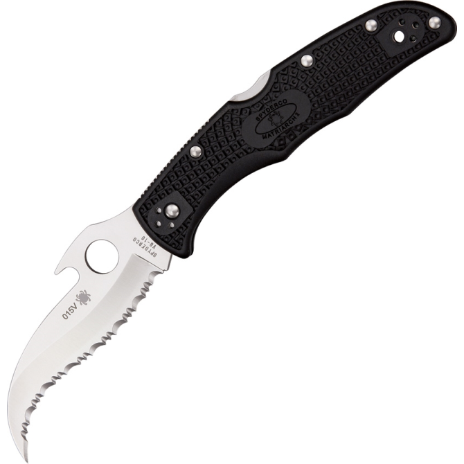 Spyderco Matriarch 2 Emerson Opener Folding Knife - Satin (12SBK2W)