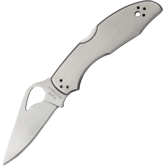 Spyderco Byrd Meadowlark 2 Steel Plain Folding Knife (BY04P2)