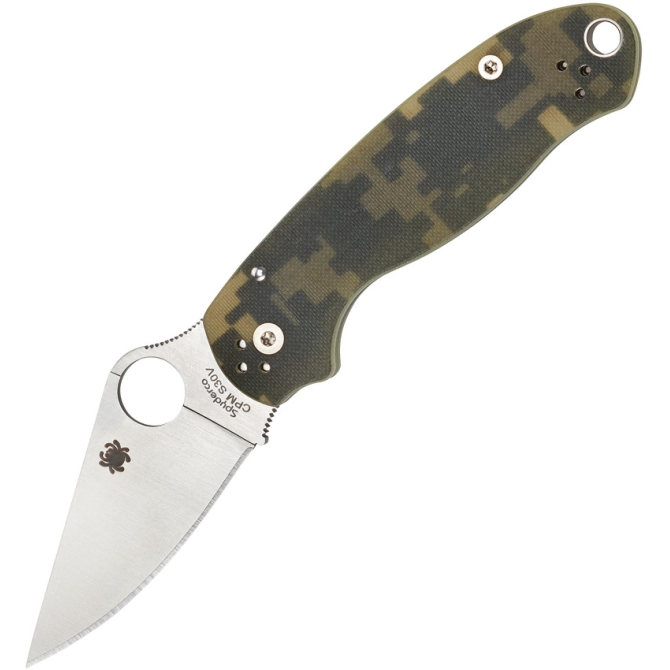 Spyderco Para 3 Stainless Blade Folding Knife - Camo (C223GPCMO)