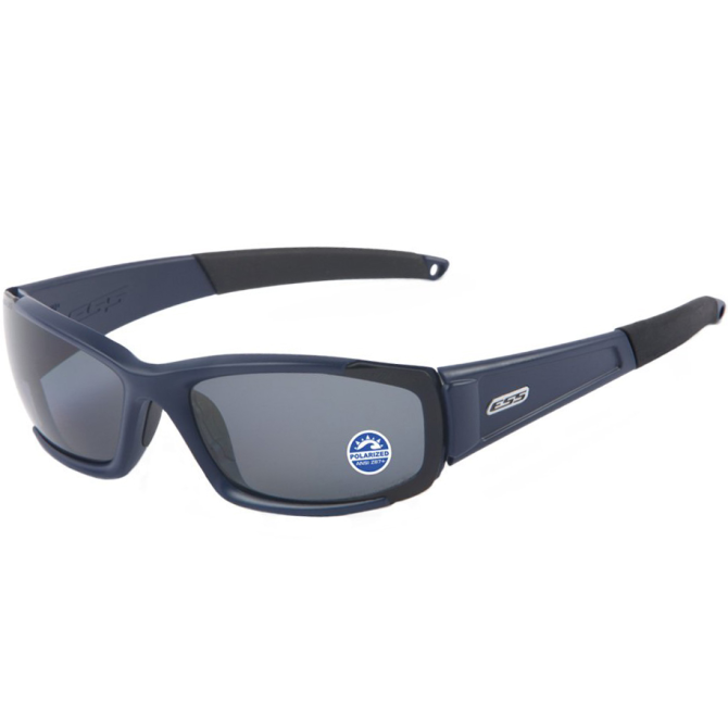 ESS CDI Ballistic Sunglasses - Matte Navy - Polarized Mirrored Gray (EE9002-03)