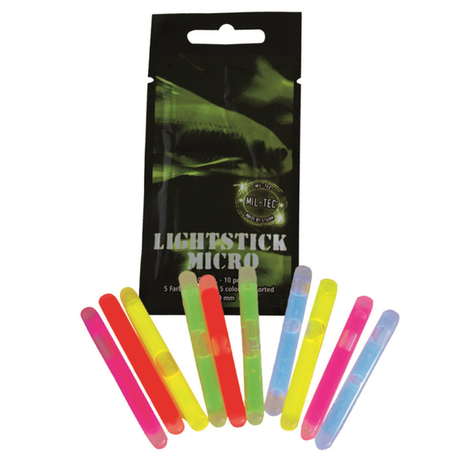 Mil-Tec Lightstick Micro 5 cm - 10 pcs - Assorted (14931000)