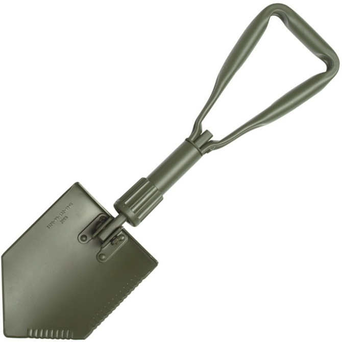 Mil-Tec German Trifold Shovel With Pouch Olive (1552010)