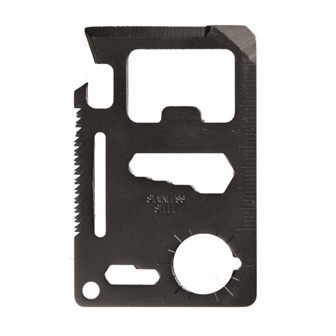 Mil-Tec Survival Card - Black (15408000)