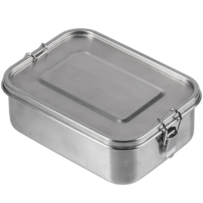 Mil-Tec Stainless Steel Lunchbox Plus 18 cm (14674400)