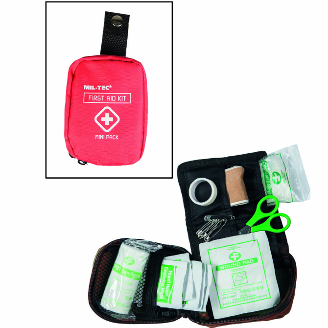 Mil-Tec First Aid Mini Pack - Red (16025810)