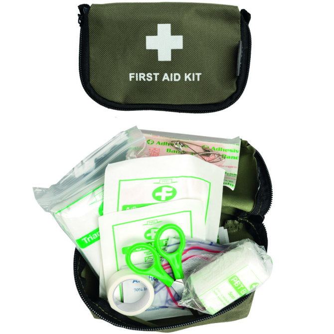 Mil-Tec First Aid Kit Small - Olive (16026001)