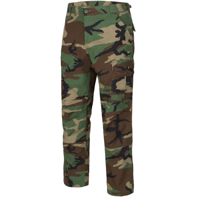 Helikon BDU Trousers - Rip-Stop 100% Cotton - US Woodland