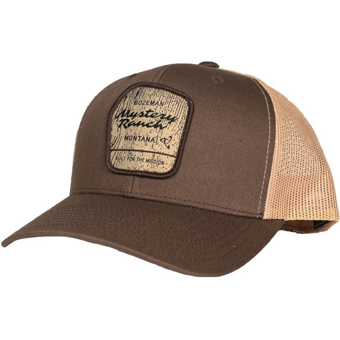 Mystery Ranch Wilderness Trucker Retro Hat - Brown