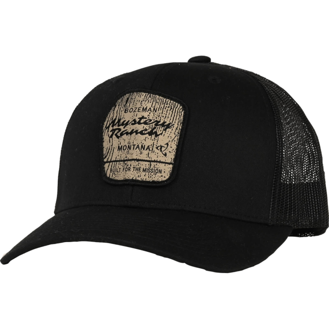 Mystery Ranch Wilderness Trucker Retro Hat - Black