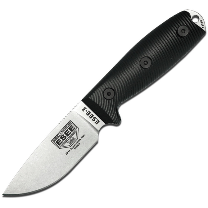 ESEE Model 3 3D S35VN Blade Knife (3PM35V-001)