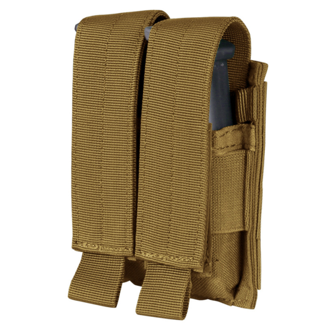 Condor Double Pistol Mag Pouch - Coyote Brown (MA23-003)