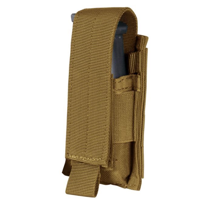 Condor Single Pistol Mag Pouch - Coyote Brown (MA32-498)