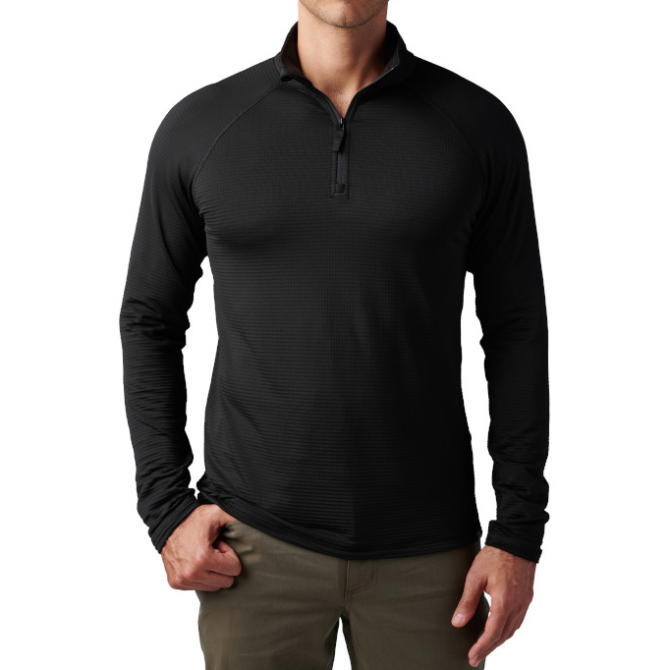 5.11 Stratos Midlayer Long Sleeve - Black (72235-019)