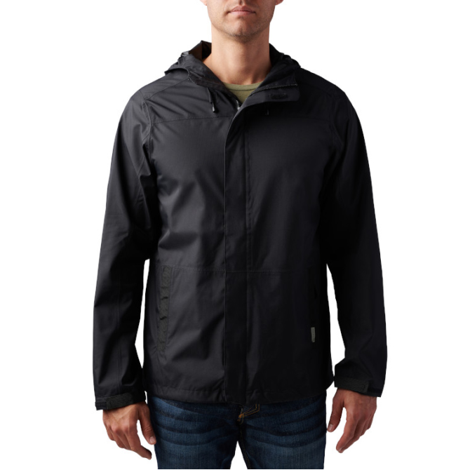 5.11 Exos Rain Shell Jacket - Black (48370-019)