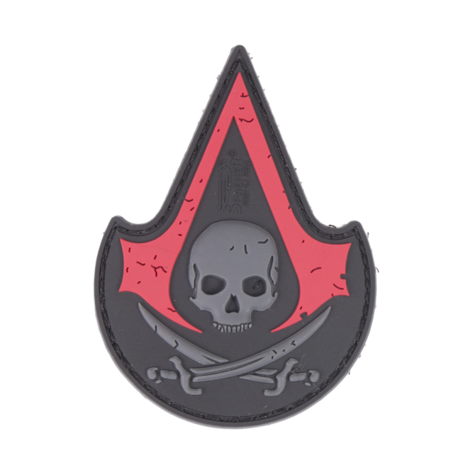 JTG 3D Rubber Patch - Assasin Skull