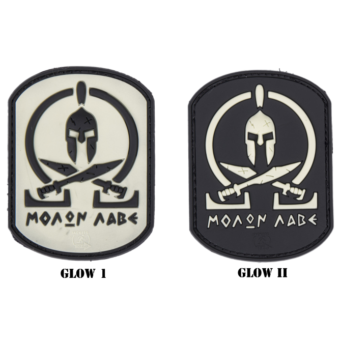 JTG 3D Rubber Patch - Molon Labe Glow