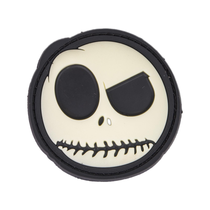 JTG 3D Rubber Patch - Nightmare Smiley Glow