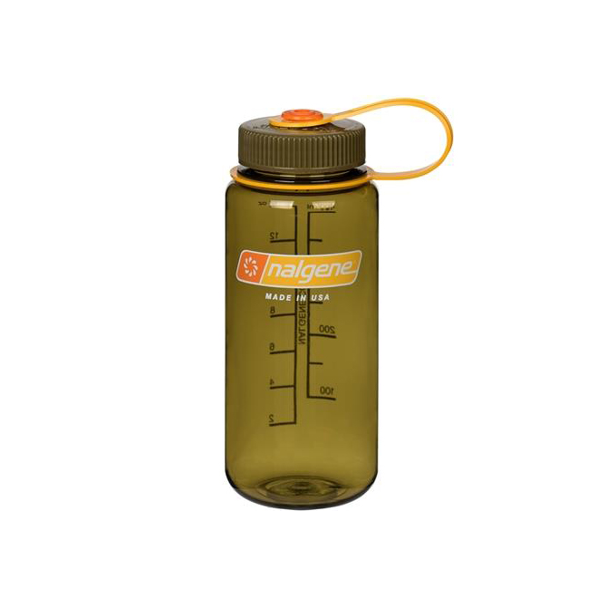 Nalgene Everyday Wide Mouth 0.5 Liter Bottle - Olive (2178-2068)