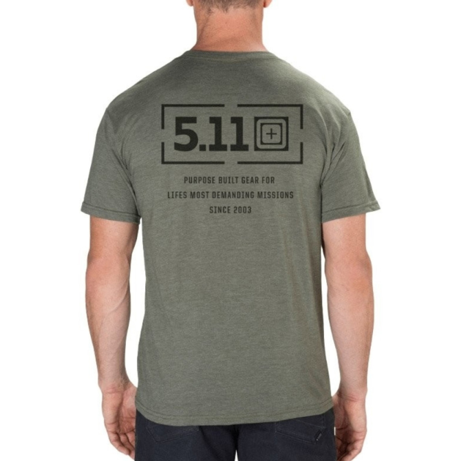 5.11 Mission Tee T-shirt - Military Green (41280UM-225)