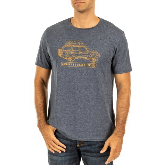 5.11 Offroad Dreamin T-shirt - Dark Navy Heather (41280ACW-592)