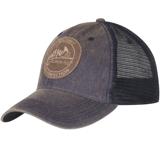 Helikon Trucker DWC Cap - Dirty Washed Navy / Navy