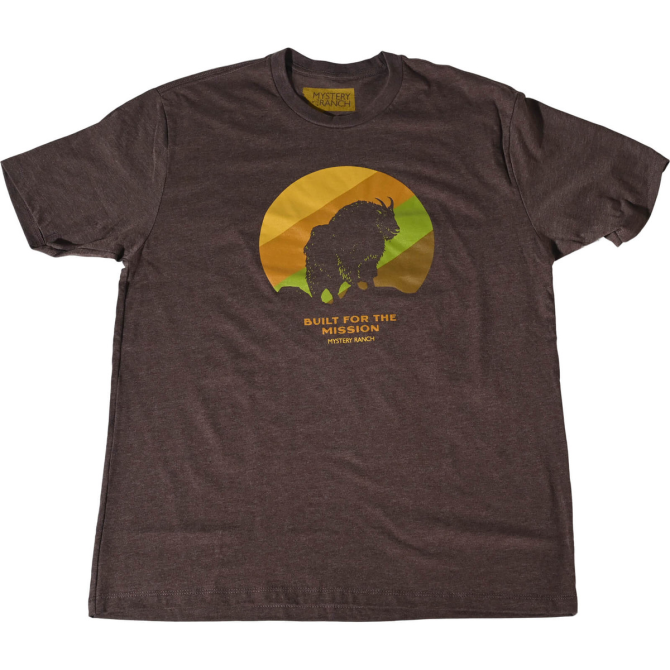 Mystery Ranch Goat Gradient T-shirt - Brown Heather