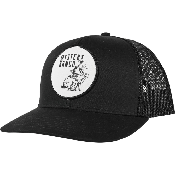 Mystery Ranch Ranch Rider Trucker Retro Hat - Black