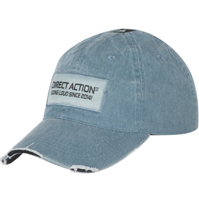 Direct Action Vintage Cap - Washed Steel Blue