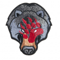 JTG Embroidered Patch - Angry Bear