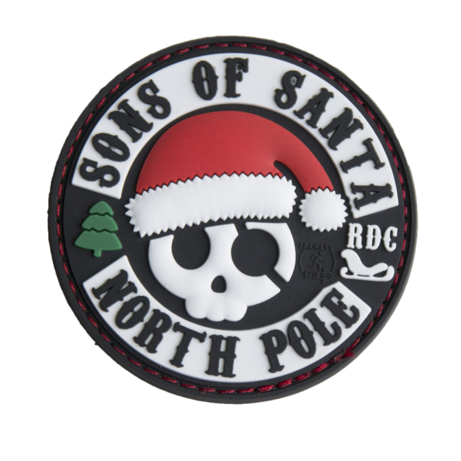 JTG 3D Rubber Patch - Sons Of Santa