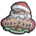 JTG 3D Rubber Patch - Bad Santa Christmas