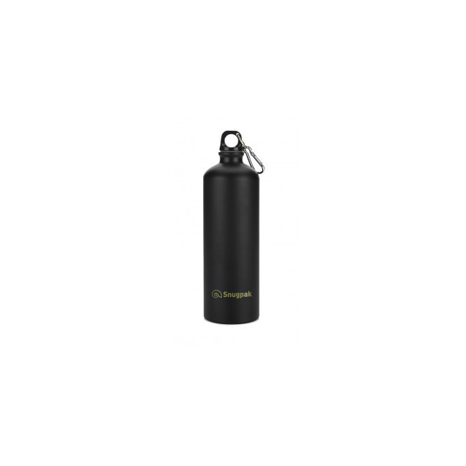 Snugpak Aluminium Drinks Bottle 1000ml - Black