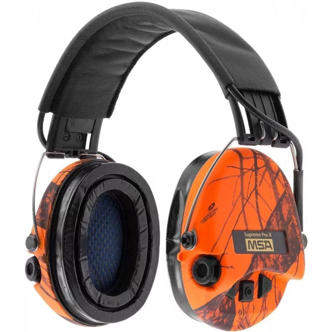 Sordin Supreme Pro-X Camo LED Active Earmuffs - Blaze