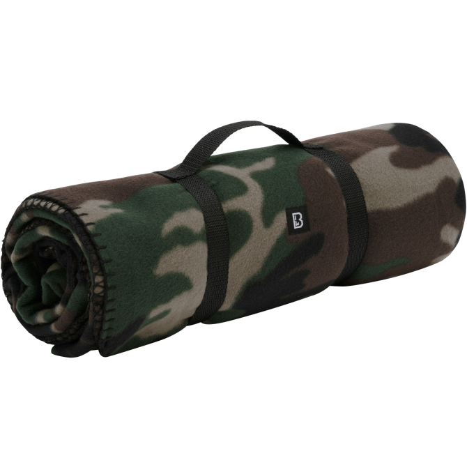 Brandit Fleece Blanket - Woodland (7017-10)