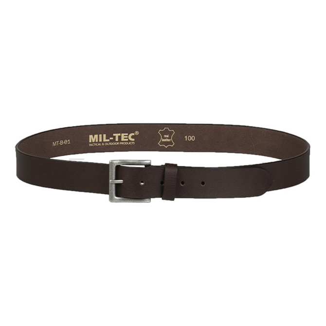 Mil-Tec Nappa Leather Belt - Brown (13169009)