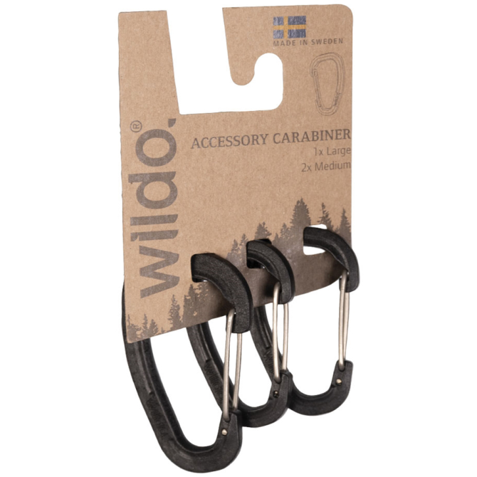 Wildo Accessory Carabiner Set 3-pak - Black