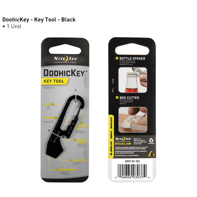  Nite Ize DoohicKey Key-Tool - Black - KMT-01-R3