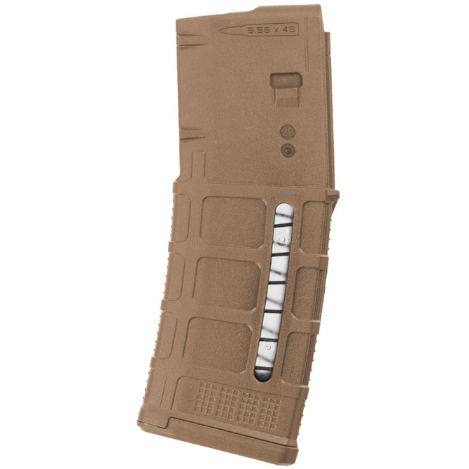 Magpul PMAG 30 AR/M4 Window GEN M3 Magazine - Coyote (MAG556-MCT)