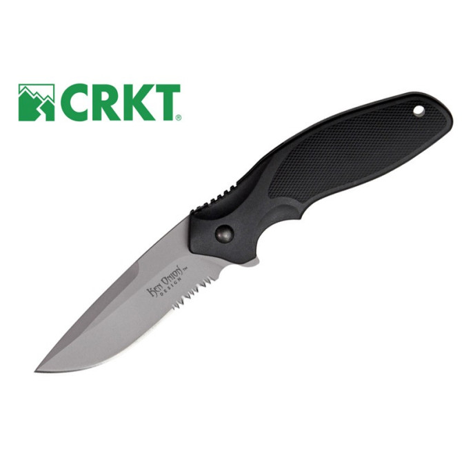 CRKT Onion Shenanigan PPS Folding Knife - Serrated Edge (K480KKS)