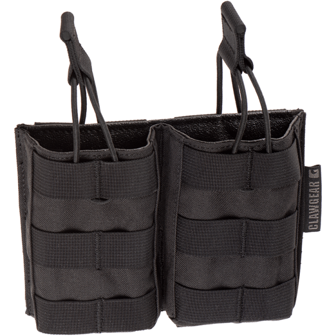 Claw Gear 5.56mm Open Double Mag Pouch - Black