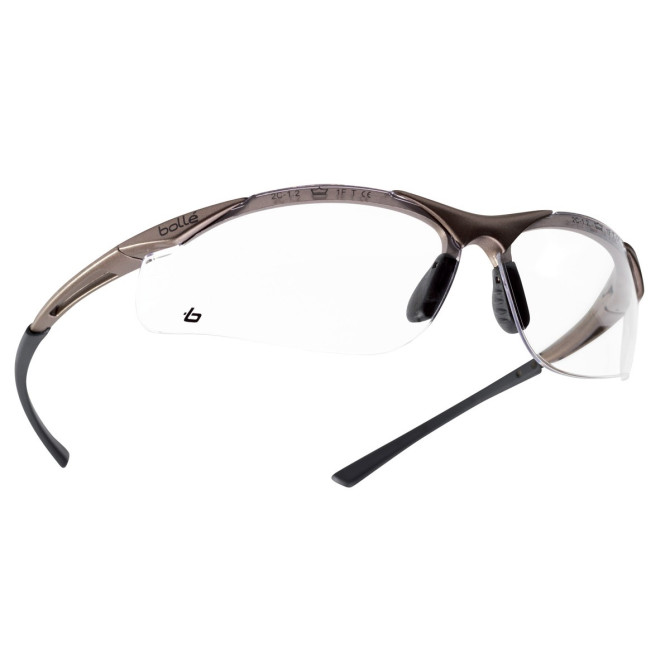 Bolle Contour Metal Safety Spectacles - Clear Lens (CONTPSI)